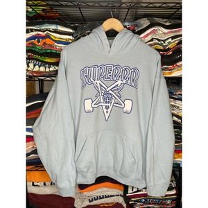 Superrradical Pentagram 666 Trasher Logo Men's XL Hoodie Sweatshirt